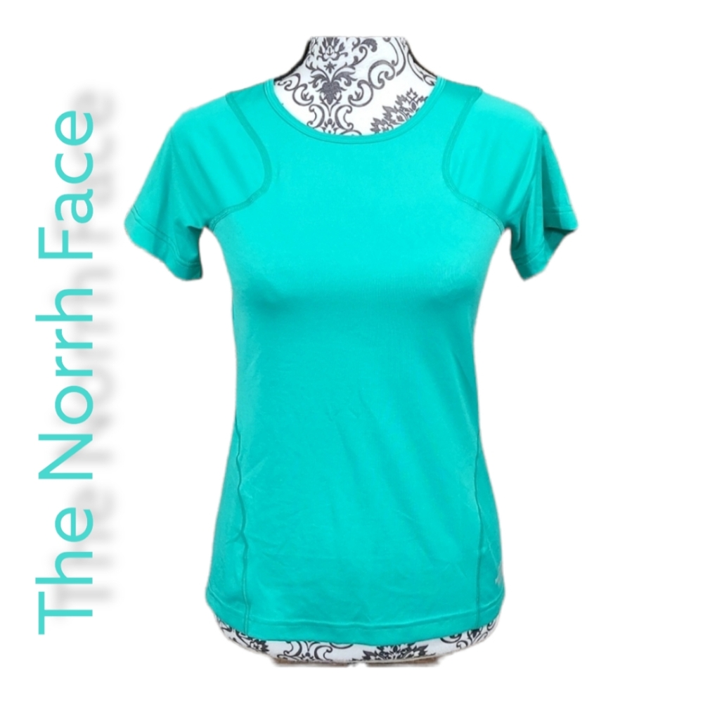 The North Face OnTheGo Billiard Green Performance Tee - Picture 4 of 10